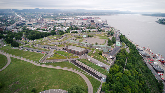La Citadelle de Québec overlooking the St Lawrence river