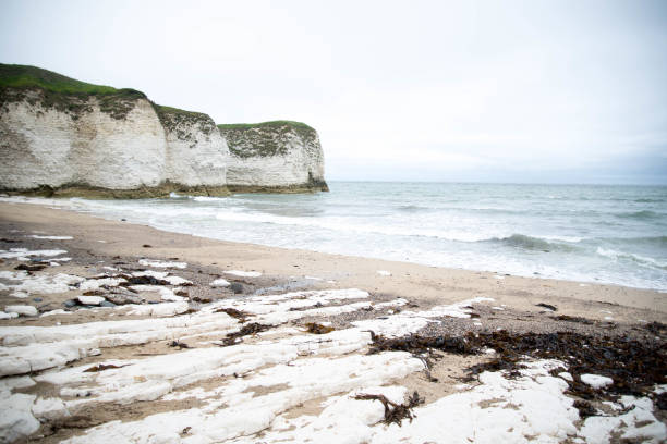 Chalk beach stock photo