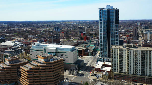 istock Aerial of Kitchener, Ontario, Canada on spring day 1405886191