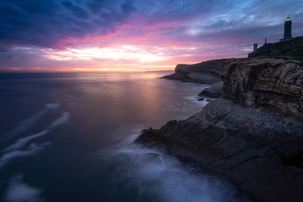 istock Cabo Mayor at sunrise, Santander, Spain 1405888701
