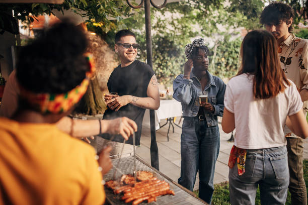 istock Friends on barbecue party 1405890249