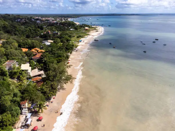 Beautiful village with quiet beach, Gamboa, Bahia, Brazil