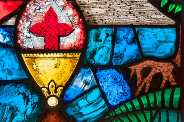 istock Colorful Stained Glass Window 1405894857