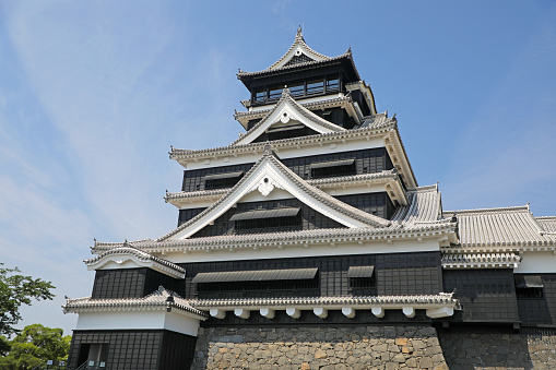 Kumamoto Castle is a Japanese castle located in Kumamoto City and was built in 1607 by Kiyomasa Kato.\nIt is one of the three most famous castles in Japan.