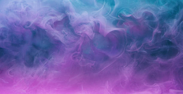istock paint water blend magic spell neon color vapor 1405906898