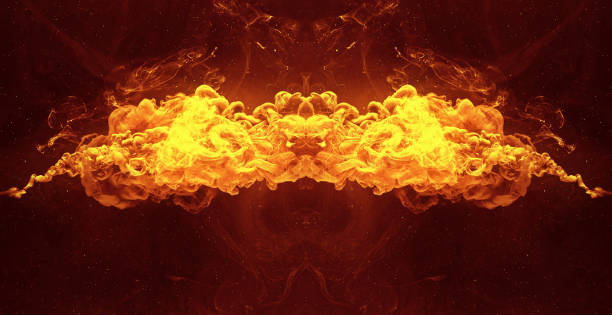istock ink color blend paint water orange explosion 1405906930