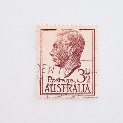 Australia, 1937,  postage stamp of King George VI