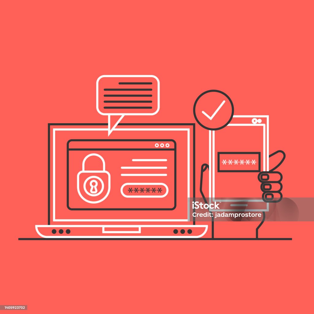 Two Steps Authentication Verification Code Message On Smartphone Notice ...