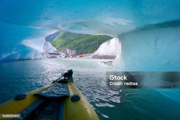 Kayak Trip From Valdez To Columbia Glacier Prince William Sound Alaska Stock Photo - Download Image Now