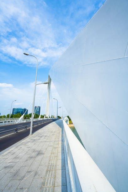 istock Morning riverside modern city 1405930365