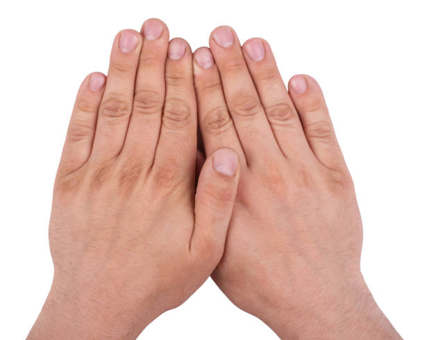 istock manicure for a man nails manicure Isolated on white background. 1405932643