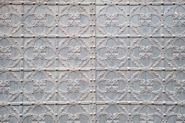Background from an ornamented old church door