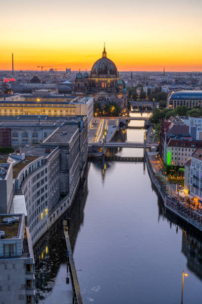istock Sunset at the river Spree in Berlin 1405936082