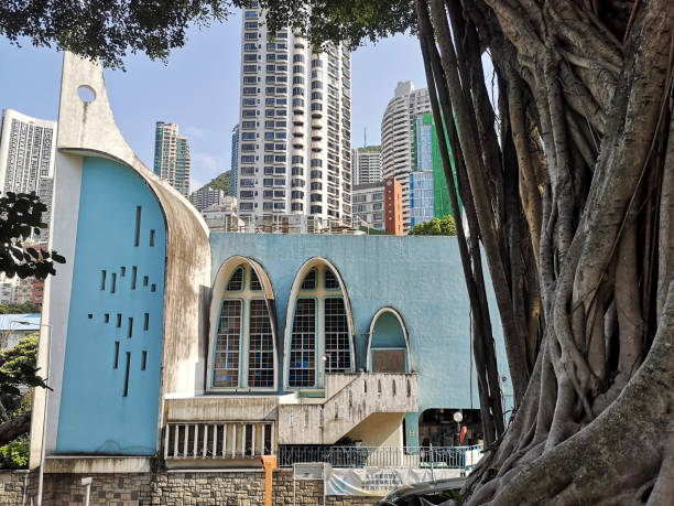 istock St. Joseph's church, Central, Hong Kong 1405937589