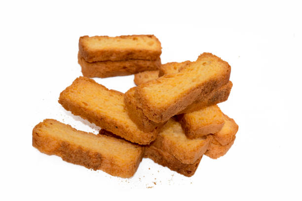 istock Crunchy Rusk or Toast for healthy life 1405940749