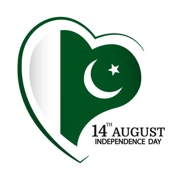 Vector illustration of Pakistan Independence Day
