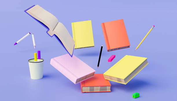 istock 3D rendering illustration, Back to concept with fall and balance accessories 1405945622