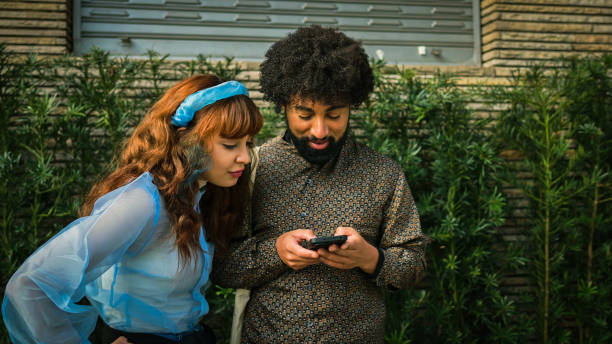 istock Friends meeting downtown 1405947718