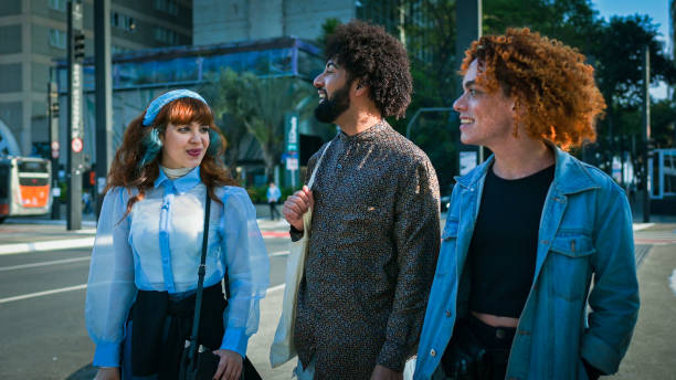 istock Friends meeting downtown 1405947746