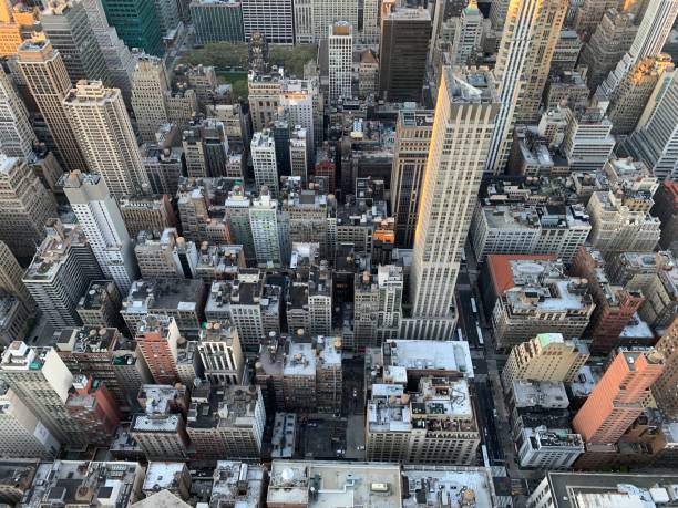 istock Middle Manhattan from above, New York City 1405948035