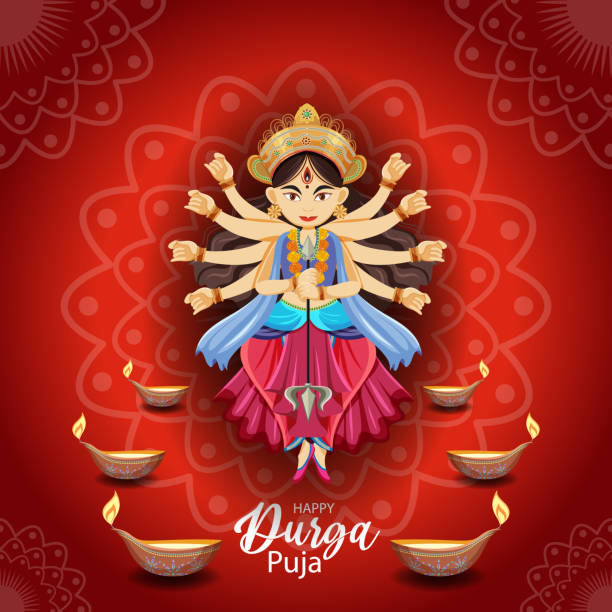 Cartoon Of A Hindu Goddess Durga Illustrations, Royalty-Free Vector Graphics & Clip Art - iStock Cartoon Of A Hindu Goddess Durga Illustrations, Royalty-Free Vector Graphics & Clip Art - iStock