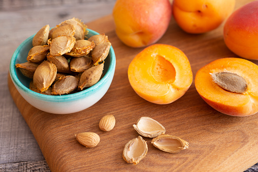 Apricot kernels - healthy kernels of apricots with vitamin B17