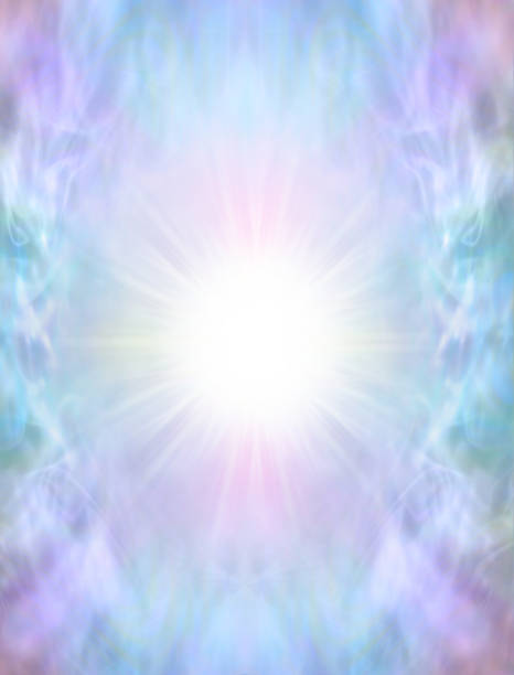 istock Spiritual symmetrical white light ethereal energy background 1405963350