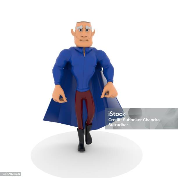 This Is A Superhero And Cartoon Superman Stock Photo - Download Image Now - Bangladesh, Business, Business Card