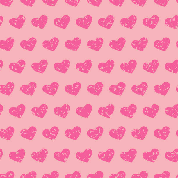 istock Heart pink seamless pattern for decoration decoration congratulations Valentine's Day 1405968760