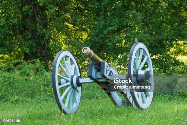 Cannon At Valley Forge National Historic Park Stock Photo - Download Image Now - Cannon - Artillery, Pennsylvania, USA