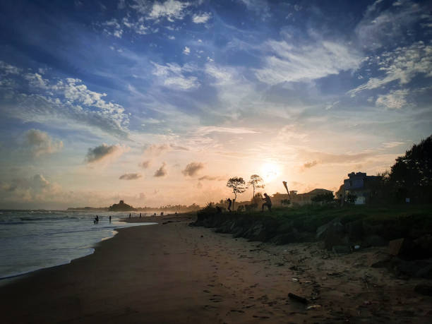 istock Evening sky in Matara, Sri Lanka 1405983188
