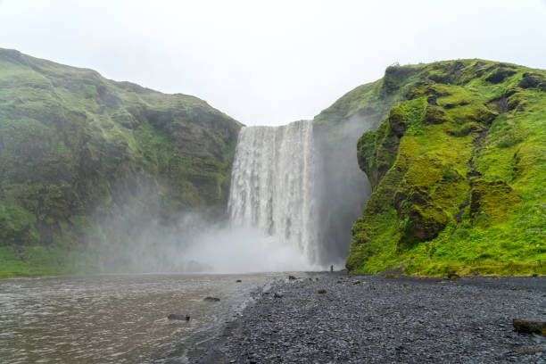 istock Skogafoss waterfall in Iceland 1405985163