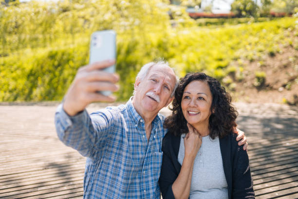 istock Selfie for a Retired Couple 1405988304