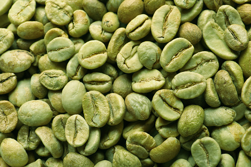 Dried Colombian coffee beans - agriculture concepts