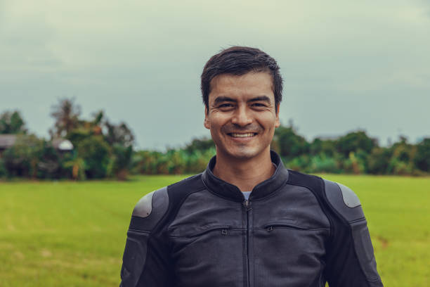istock Race biker smile, happiness. 1405992307