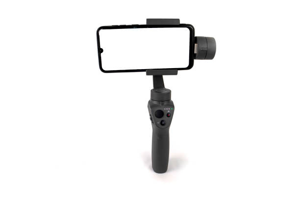 istock Steadicam with phone isolated on white 1405993167