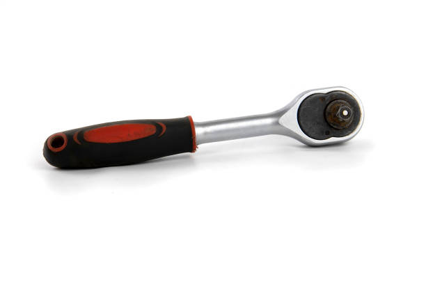 istock Ratchet wrench isolated on white 1405993912
