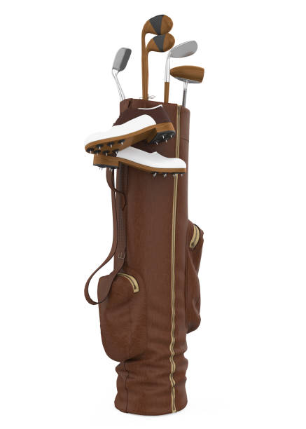 istock Golf Club Bag Isolated 1406000692