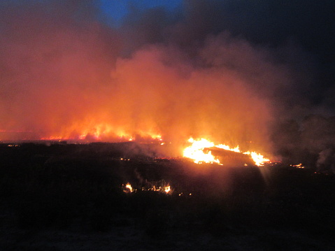 A field burning