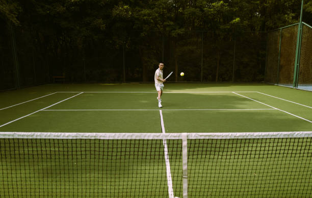 istock Playing Tennis in Asia 1406006311