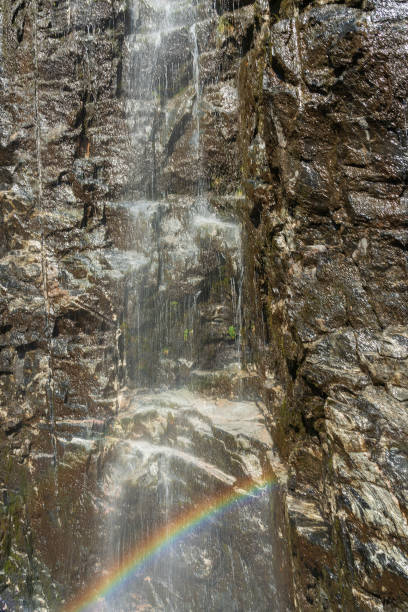 istock Waterfall with rainbow on the rock, Lysefjord, Norway. 1406022064