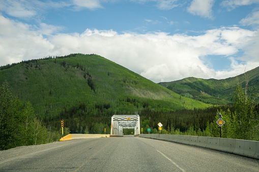 Yukon River bridge on Alaska Highway