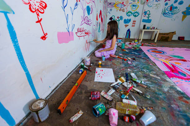 istock Mural on the house wall 1406022670
