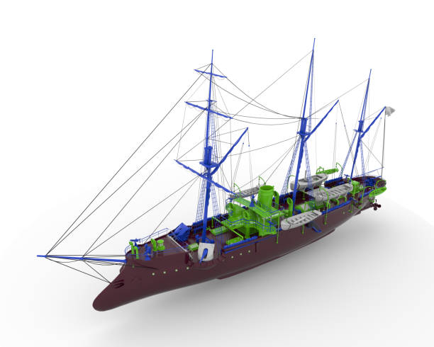 istock Love Boat Flyer gun boat 1406024672