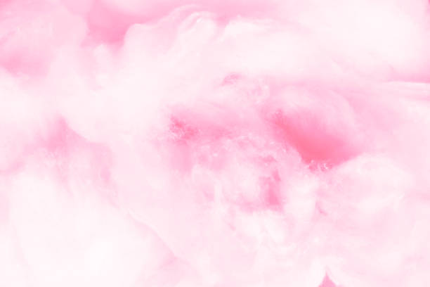 istock Soft gentle background from pink cotton wool. 1406028061
