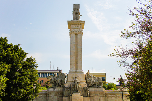 The monument of the constitution Cadiz 1812