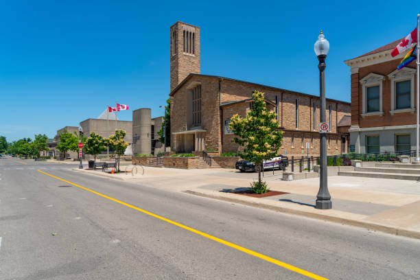 istock Central Presbyterian Church, Brantford, Canada 1406043325
