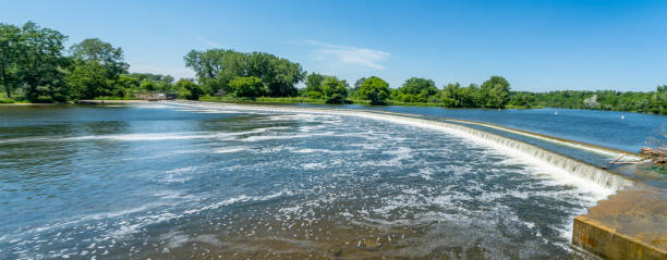 istock Wilkes Dam and Grand River view, Brantford, Canada 1406043862