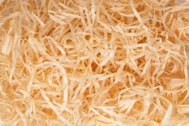istock Wooden sawdust shavings natural texture background 1406044244