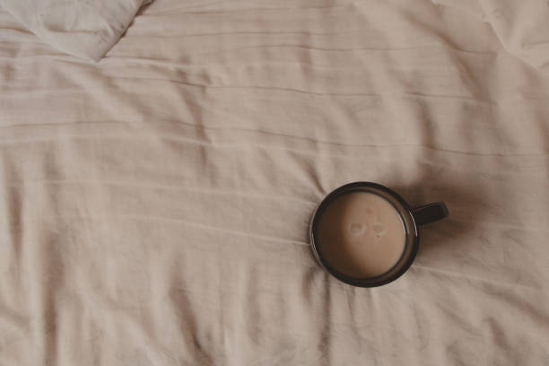 istock minimalist concept of comfortable and warm bedroom 1406044996